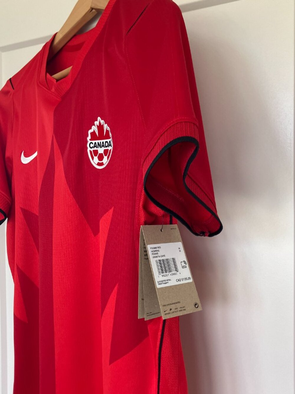 Red Canada Soccer Nike Women's 2026 Jersey
